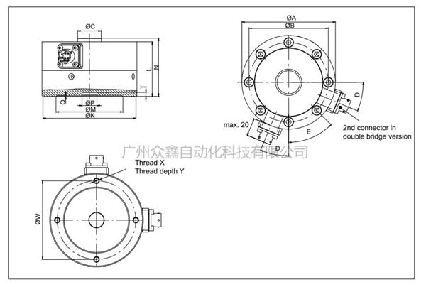 德國(guó)HBM力傳感器1-C10力傳感器尺寸